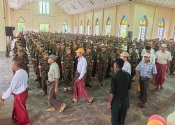 နန့်မွန်းဘုရားကျောင်း၌ စစ်သင်တန်းဆင်းပွဲလုပ်မှု CSW ရှုတ်ချ